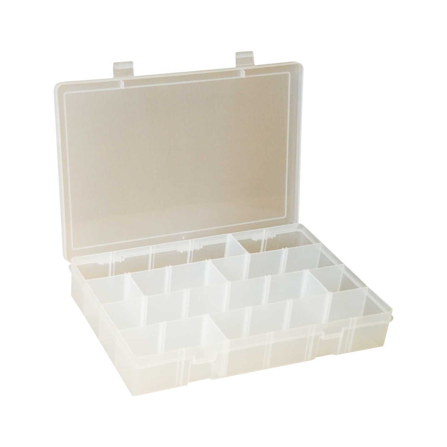 Durham LPADJ-CLEAR LARGE, PLASTIC COMPARTMENT BOX, ADJUSTABLE