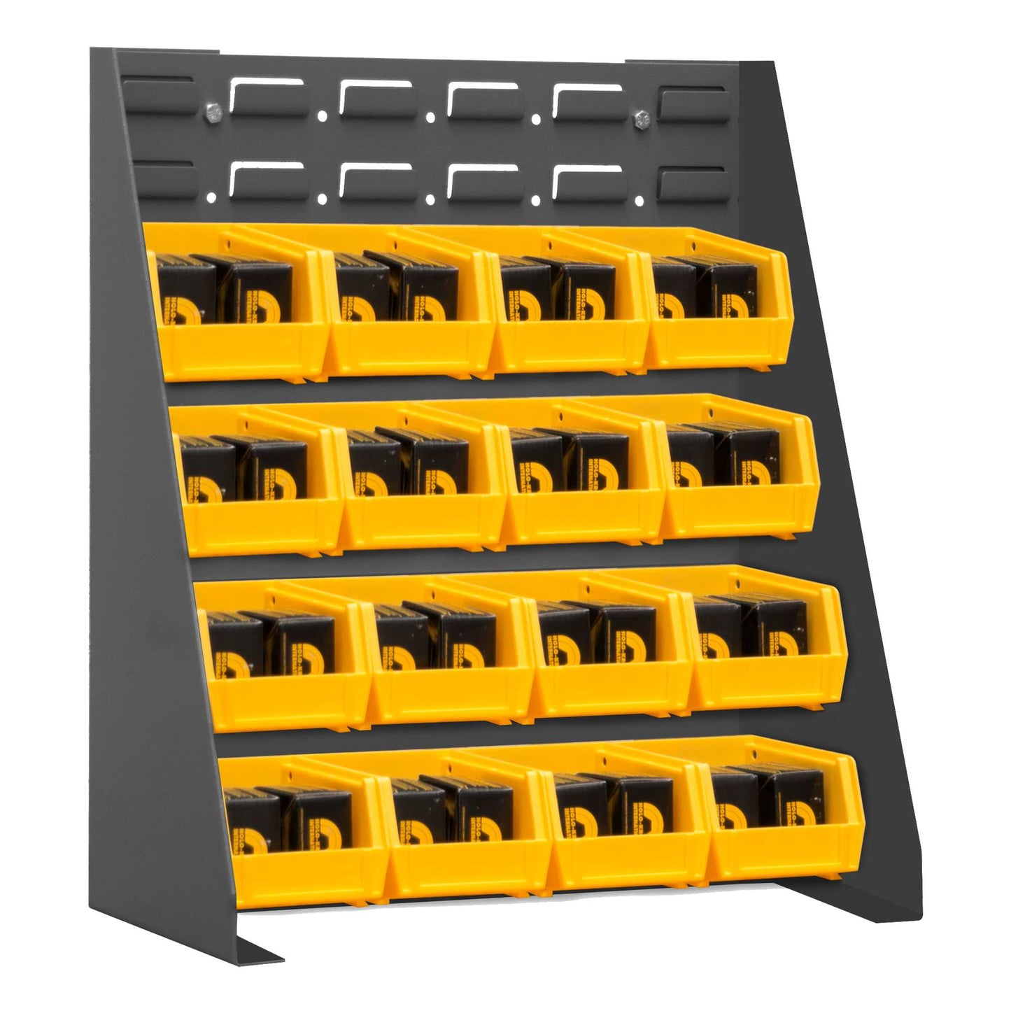 Durham LPRSS-17.25X20-95 FREE STANDING, 16 GAUGE, LOUVERED PANEL RACK, 17-9/16 X 8 X 20-1/8