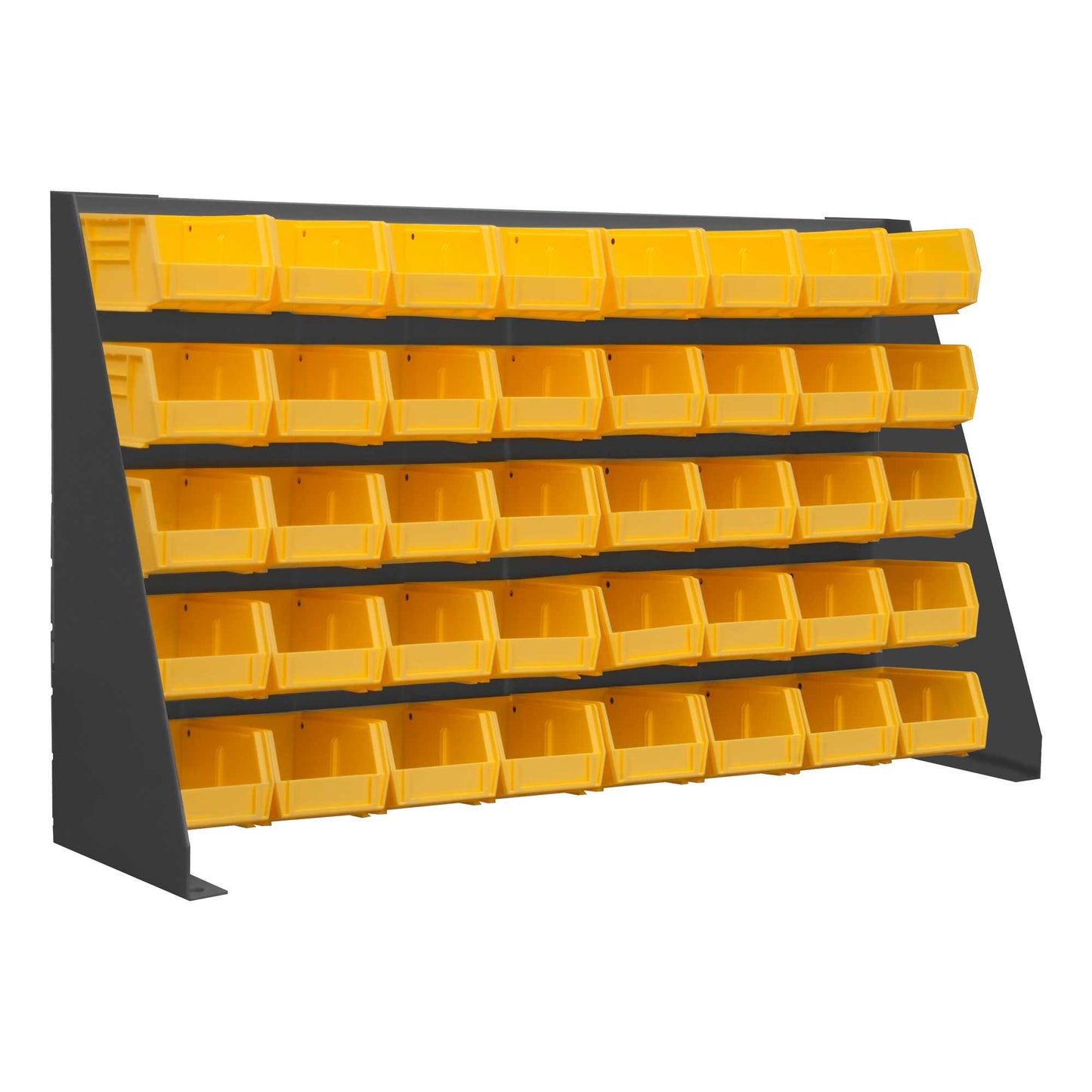 Durham LPRSS-34.5X20-95 FREE STANDING, 16 GAUGE, LOUVERED PANEL RACK, 35 X 9 X 24