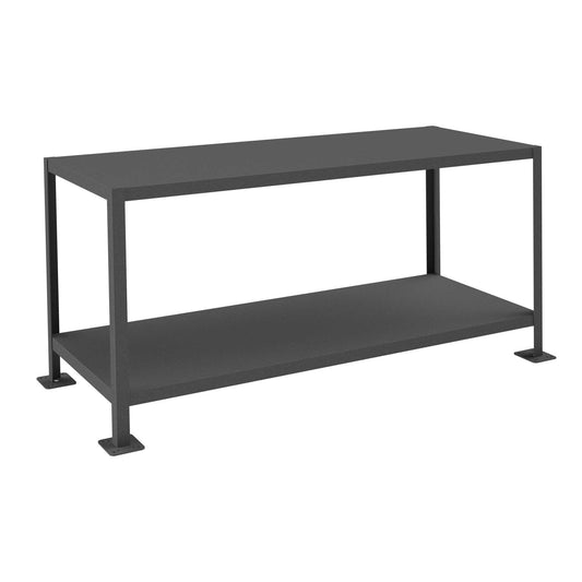 Durham MT246030-2K295 MT WORKBENCH, 2 SHELVES, 24 X 60