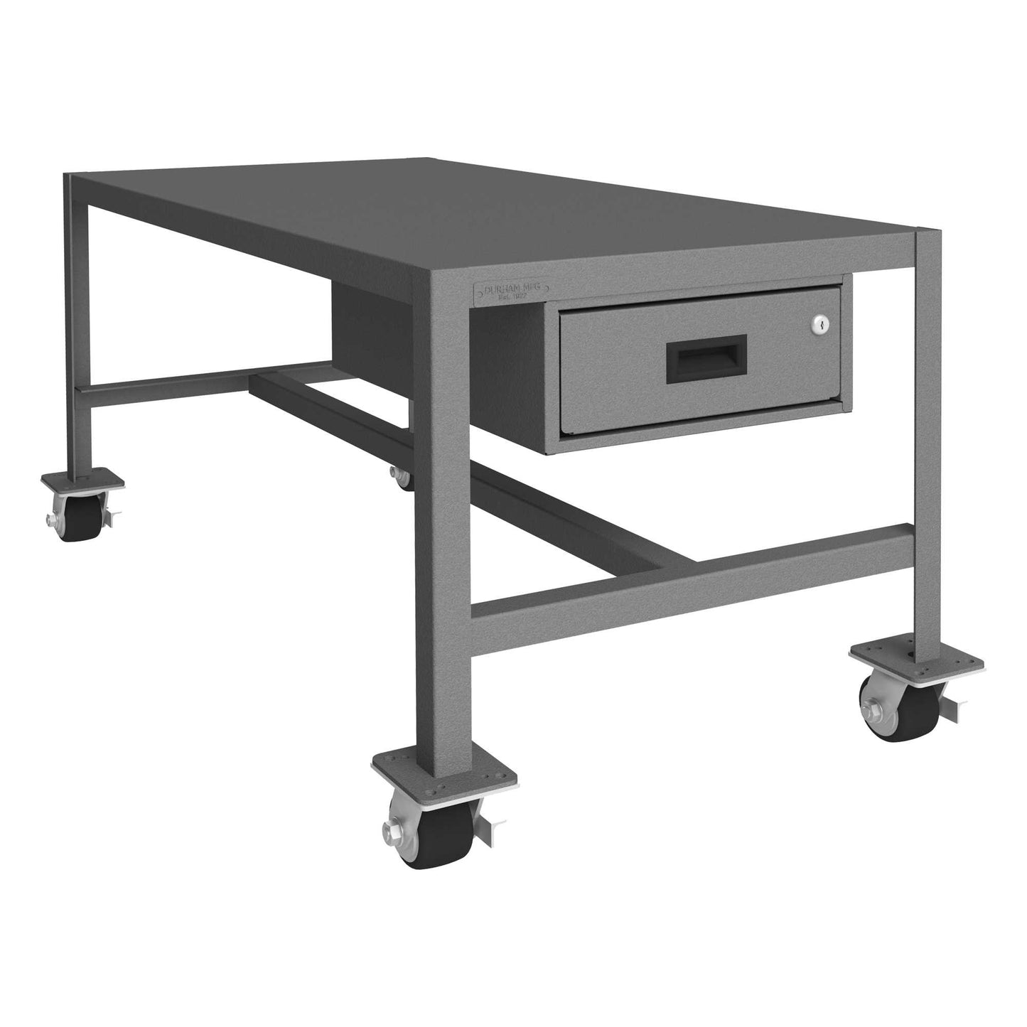 Durham MTDM244824-2K195 MOBILE MT WORKBENCH, 1 DRAWER, 24 X 48