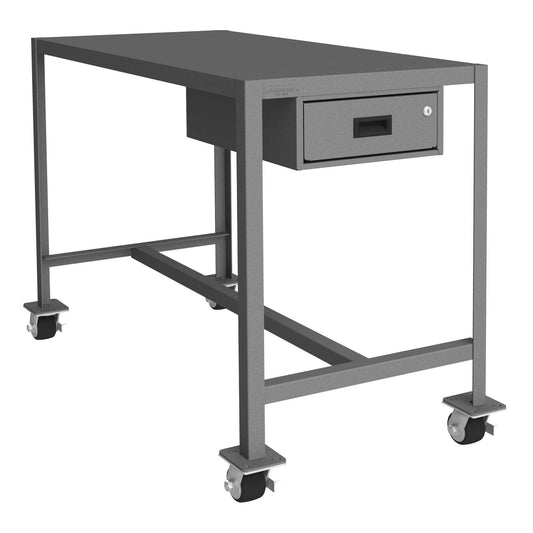 Durham MTDM244836-2K195 MOBILE MT WORKBENCH, 1 DRAWER, 24 X 48