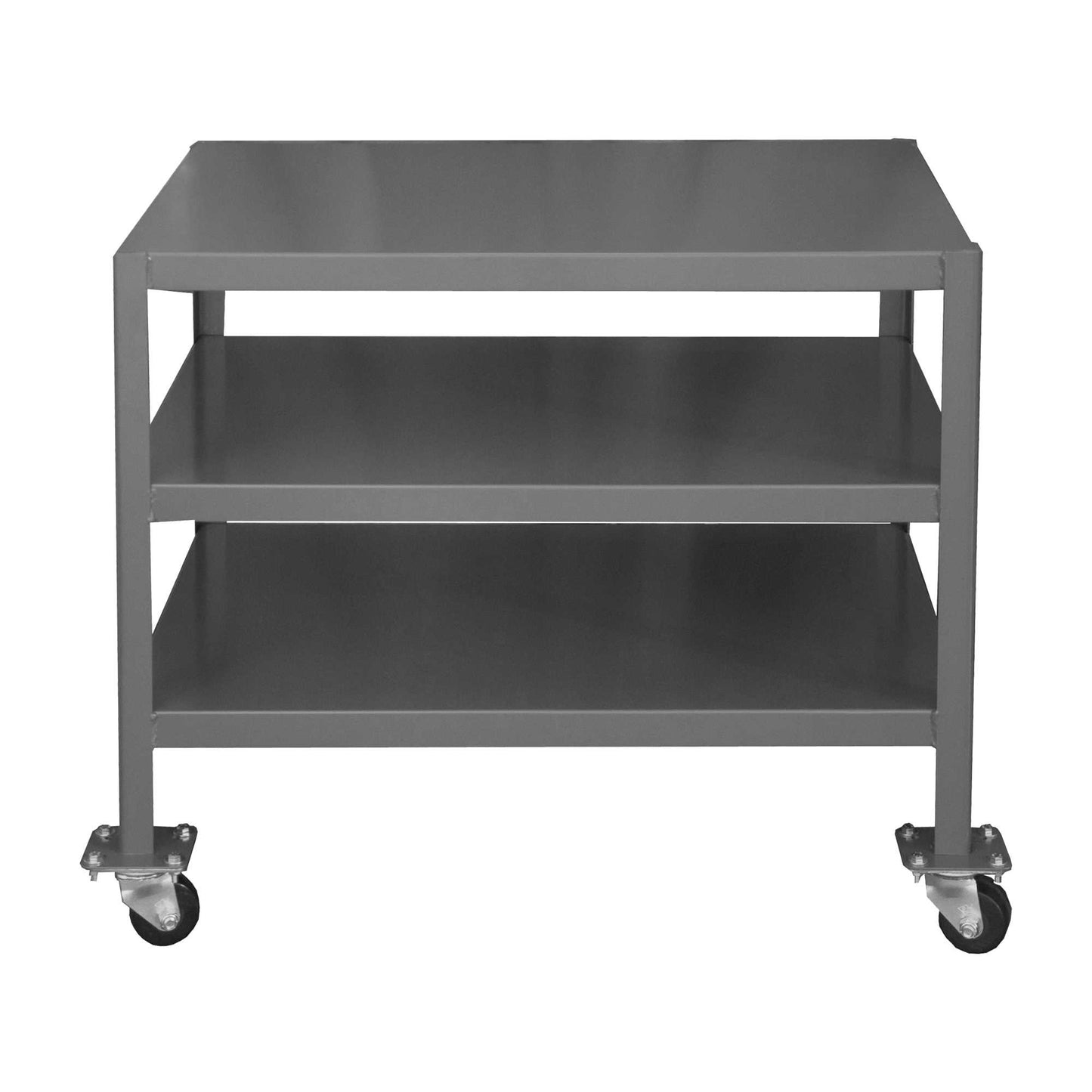 Durham MTM183630-2K395 MOBILE MT WORKBENCH, 3 SHELVES, 18 X 36