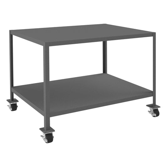 Durham MTM364836-3K295 MOBILE MT WORKBENCH, 2 SHELVES, 36 X 48