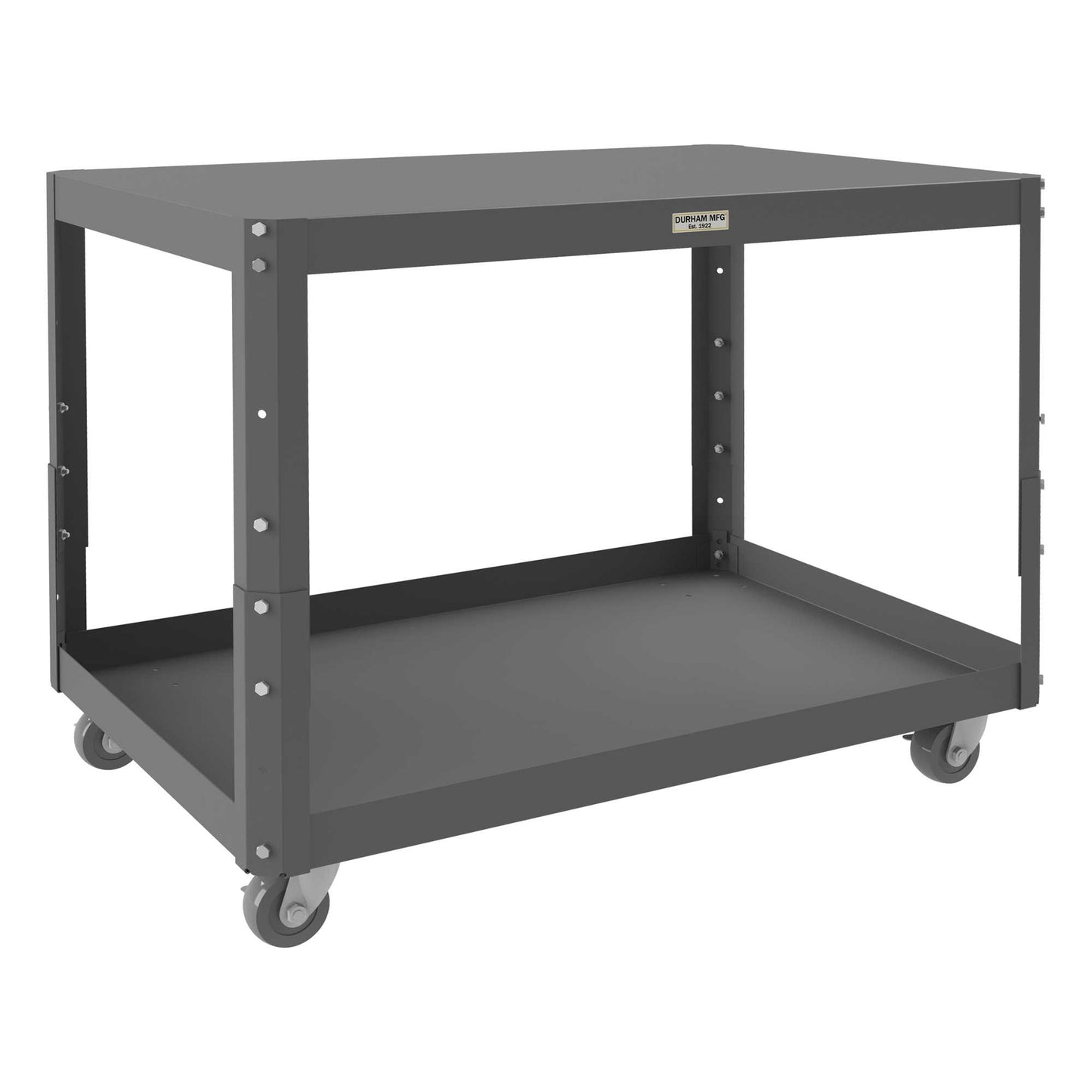 Durham MTMA243628-1K23PO95 MOBILE MT WORKBENCH, KNOCKDOWN, 24 X 36