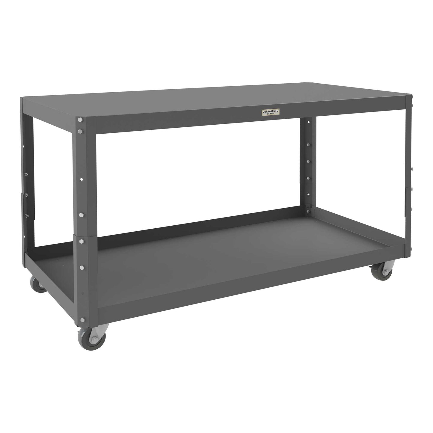 Durham MTMA244828-1K23PO95 MOBILE MT WORKBENCH, KNOCKDOWN, 24 X 48