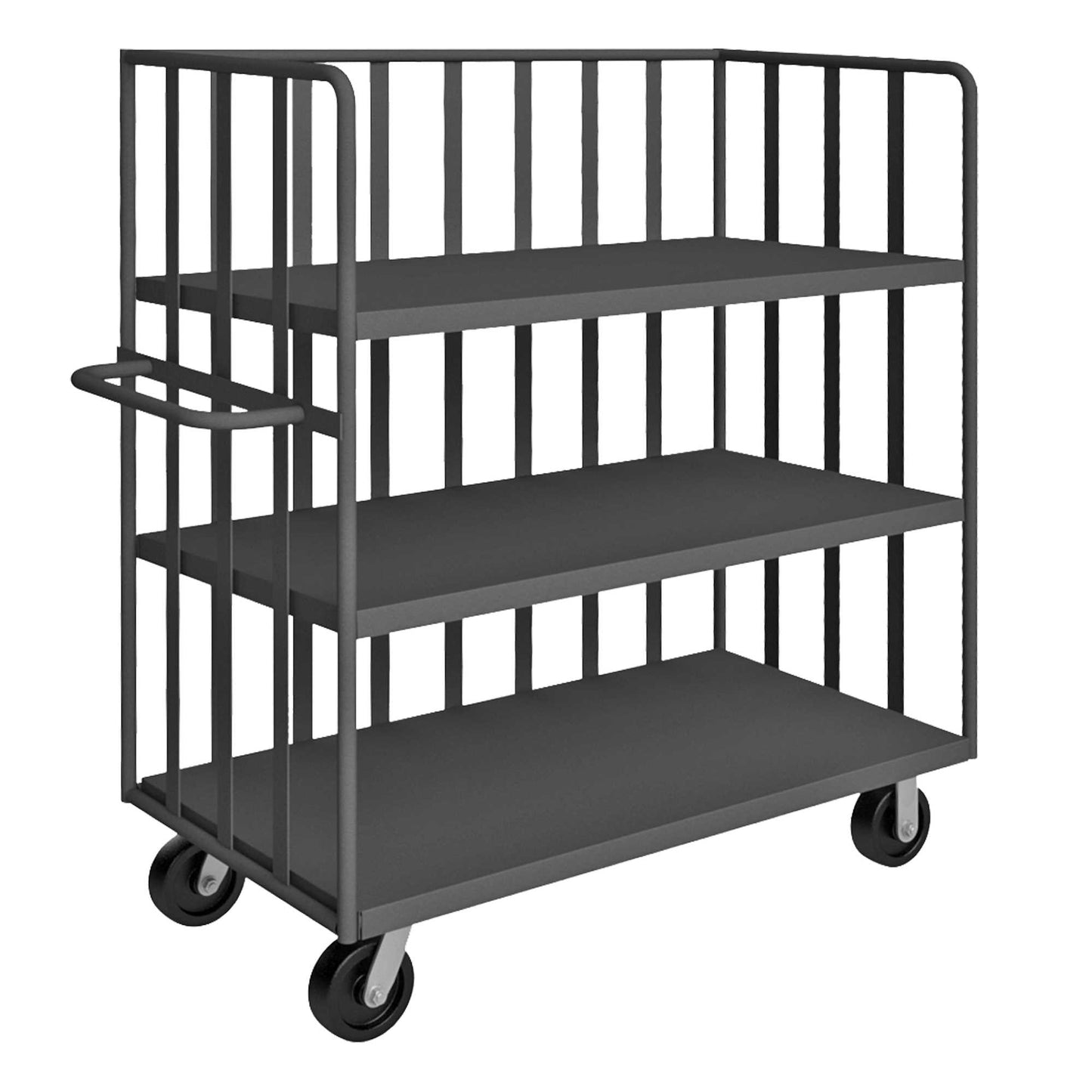 Durham OPT-6030-3-6PH-95 OPEN PORTABLE TRUCK, 2 SHELVES, 1 BASE SHELF, 3000 LBS. CAPACITY, 60 X 30