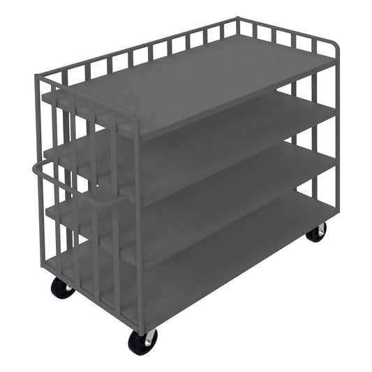 Durham OPT-6030-95 OPEN PORTABLE TRUCK, 3 SHELVES, 1 BASE SHELF, 3600 LBS. CAPACITY, 60 X 30