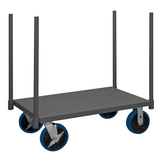 Durham PST-3048-95 PIPE STAKE TRUCK, 4 REMOVABLE PIPES, 30-3/8 X 51-3/8 X 40-7/8