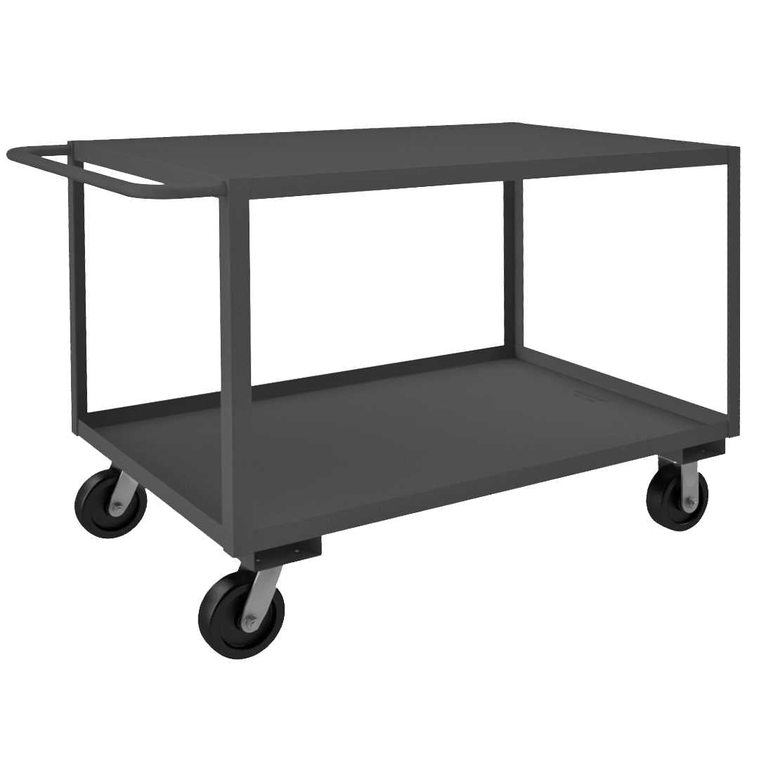 Durham RSC-306036-2-3K-TLD-95 STOCK CART, 2 SHELF, 30-1/4 X 66-1/4 X 36