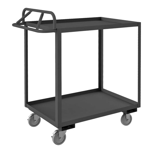 Durham RSCE-243648-2-95 STOCK CART, 2 SHELF, ERGONOMIC HANDLE, 24-1/4 X 42-1/4 X 47-3/4
