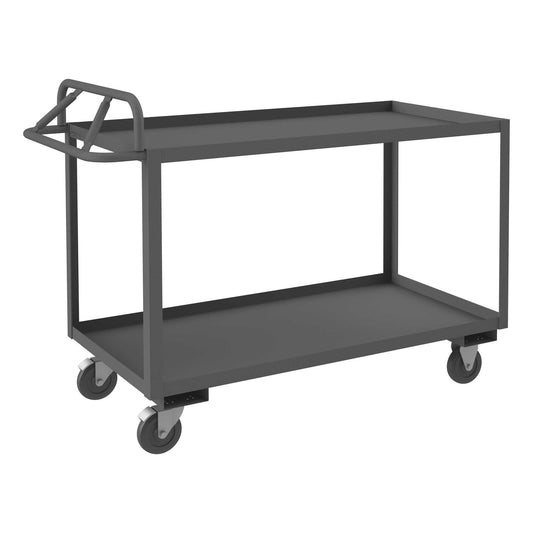 Durham RSCE1P-2448-2-5PO-95 STOCK CART, 2 SHELF, ERGONOMIC HANDLE, 24-1/4 X 54-1/4 X 40-7/8