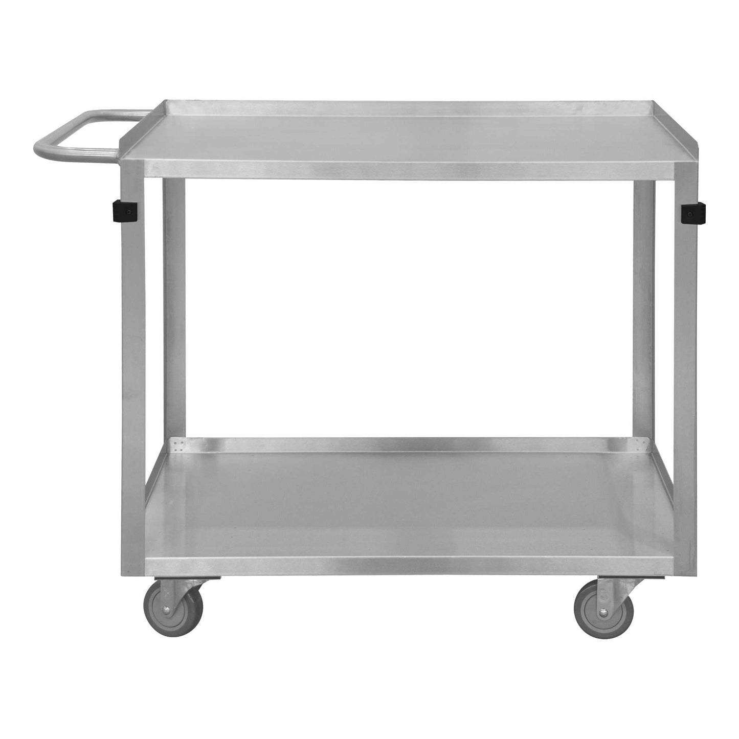 Durham SRSC2016302FLD4PU STAINLESS STEEL STOCK CART, 2 SHELVES, 16-3/4 X 36-7/16 X 34