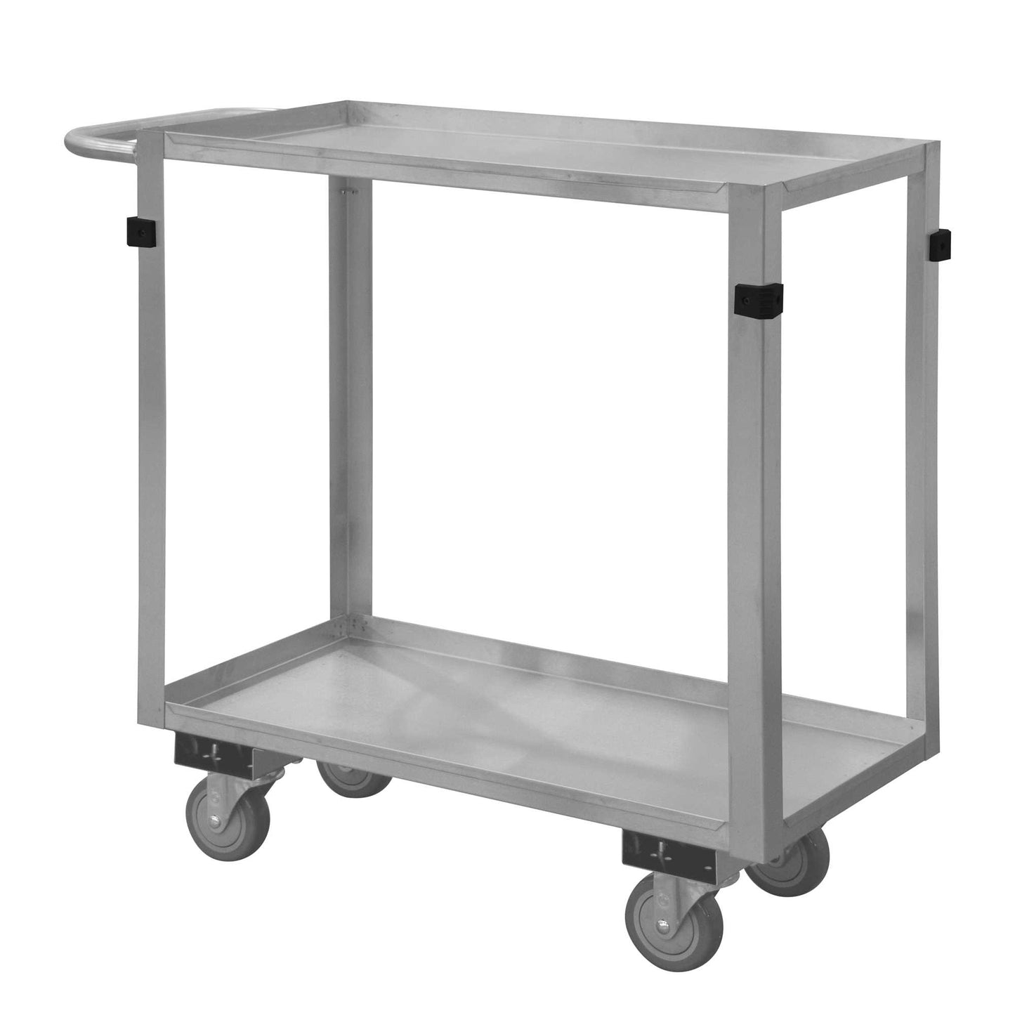 Durham SRSC2022362ALU4PU STAINLESS STEEL STOCK CART, 2 SHELVES, 22-1/2 X 42-7/16 X 34