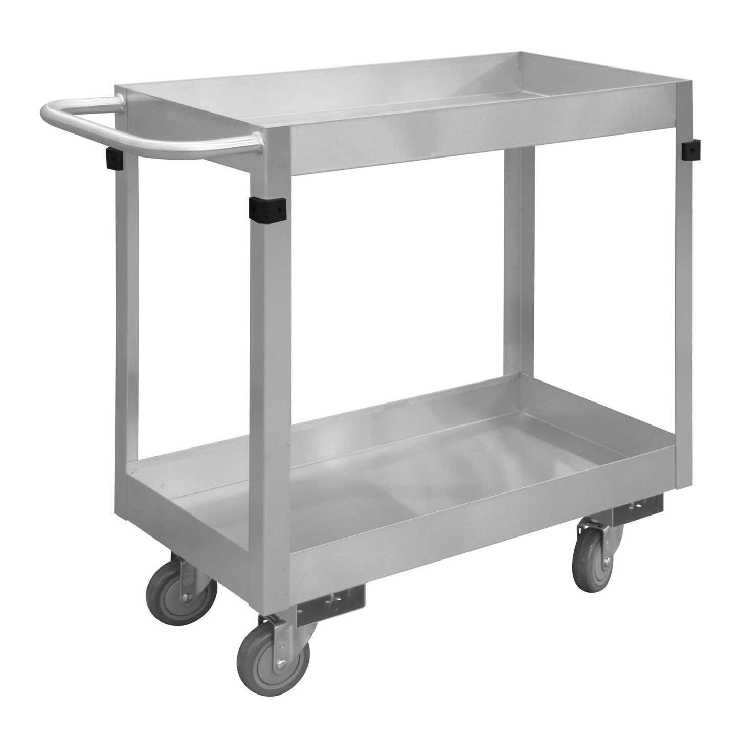 Durham SRSC32016302ALU4PU STAINLESS STEEL STOCK CART, 2 SHELVES, 16 X 36-7/16 X 34