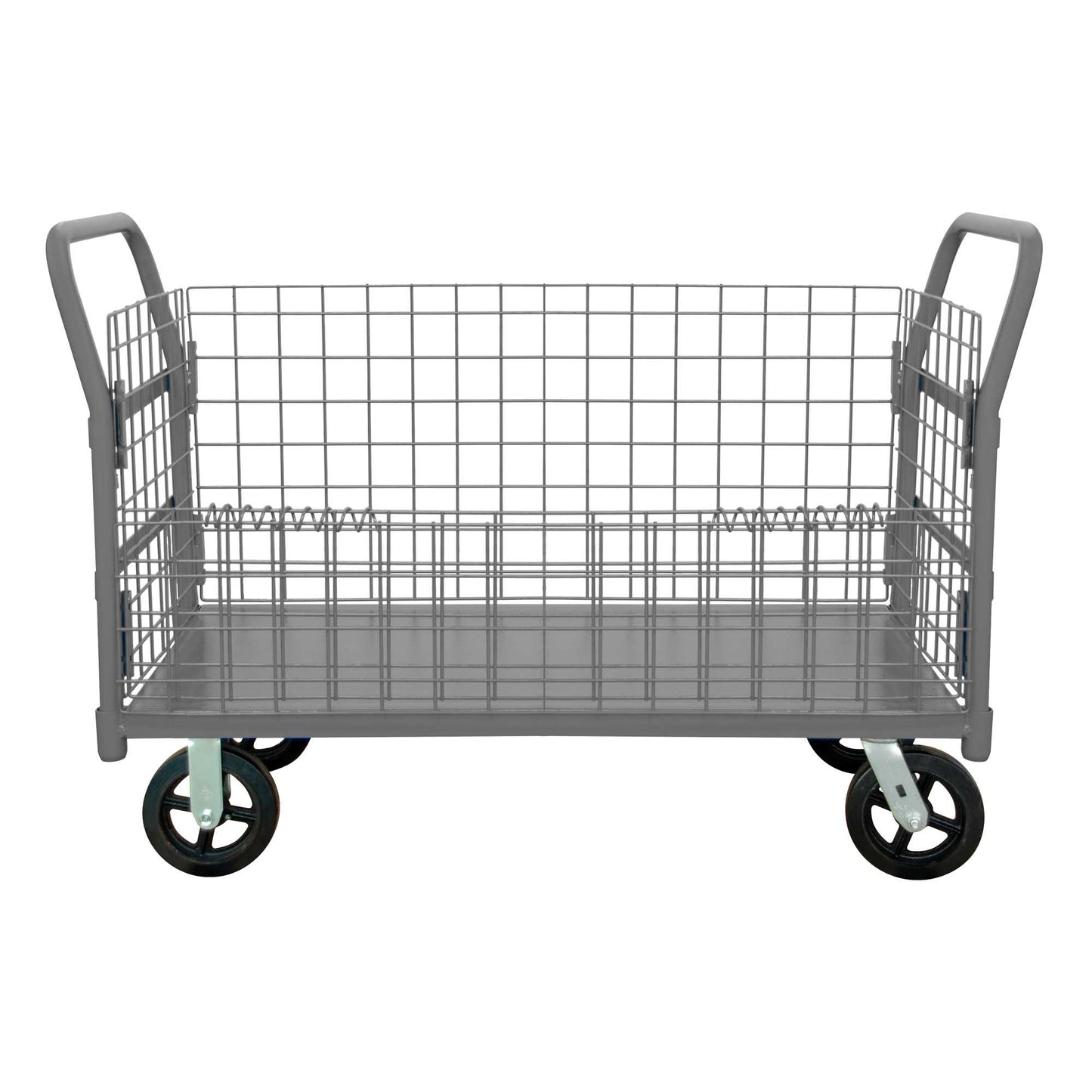 Durham W4SPTDG-244838-1-8MR95 WIRE CART, REMOVABLE HANDLES, DROP GATE, 24-3/8 X 55-1/4 X 38-1/4