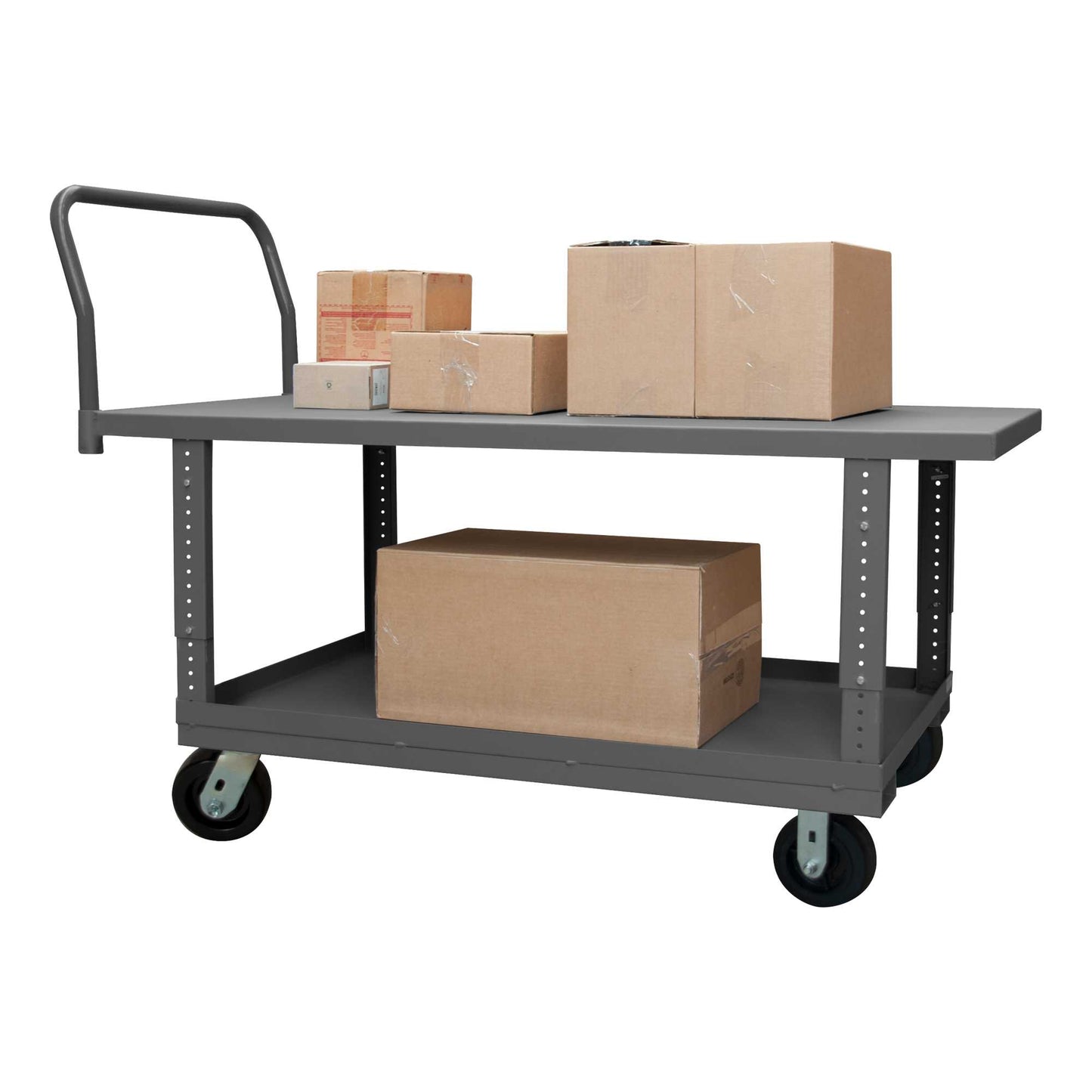 Durham WHPTA30605PH95 PLATFORM TRUCK, ADJUSTABLE HEIGHT, 2000 LBS. CAPACITY, 30 X 60