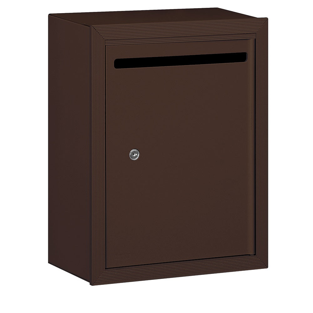 Mailboxes 2240ZP Salsbury Letter Box (Includes Commercial Lock) - Standard - Surface Mounted - Bronze - Private Zccess