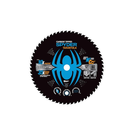 Spyder 13505 12-in 60-Tooth Tungsten Carbide-tipped Steel Circular Saw Blade