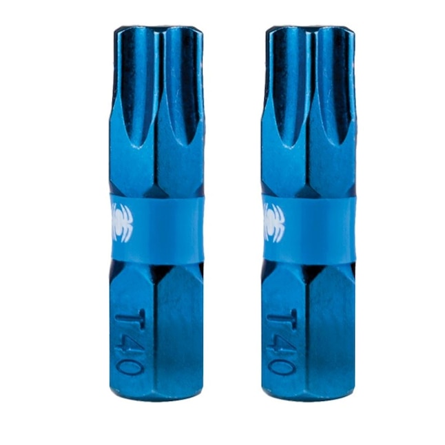 Spyder 19044 Mach-Blue T40 1/4-in x 1-in Torx Impact Driver Bit (2-Piece)