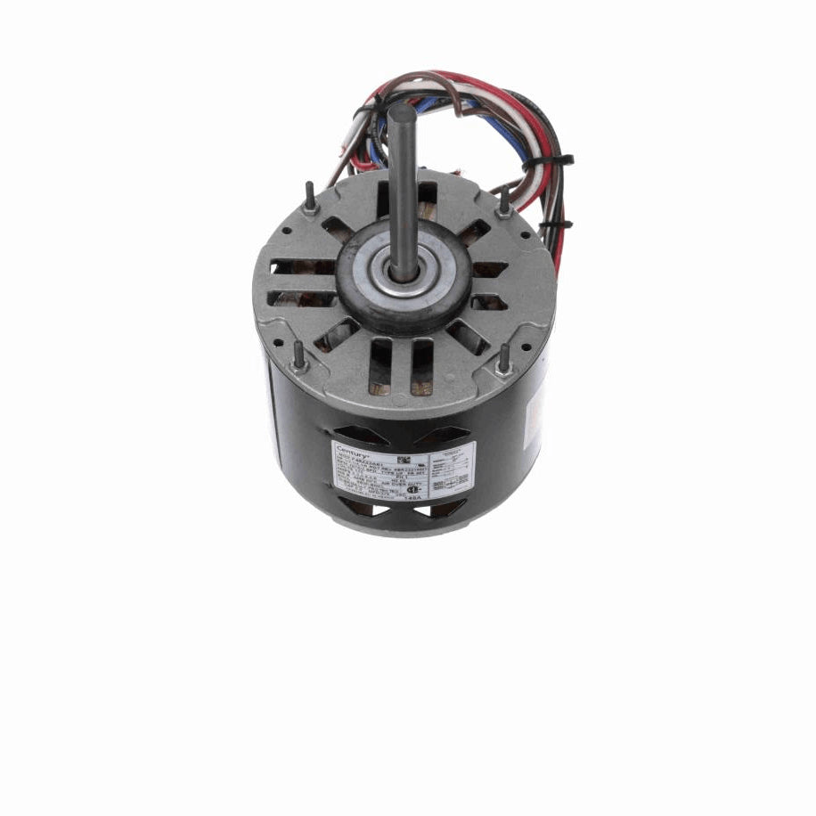 Century Fan and Blower Motor, 1/3,1/4,1/6 HP, 1 Ph, 60 Hz, 115 V, 1075 RPM, 3 Speed, 48 Frame, SEMI ENCLOSED - 148A