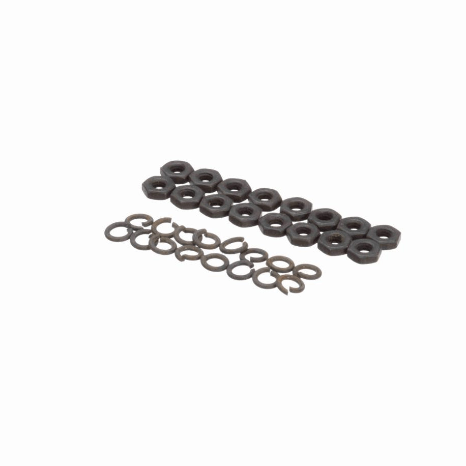 Century 11/32" Nuts and Washers, 8-32 Thread, 16 Per Set - 1618A