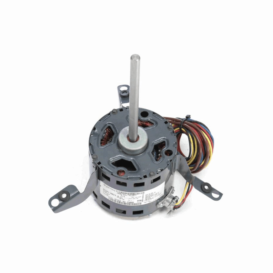 Genteq OEM Replacement Motor, 1/5 HP, 1 Ph, 60 Hz, 208-230 V, 840 RPM, 3 Speed, 42 Frame, OAO - 2S006