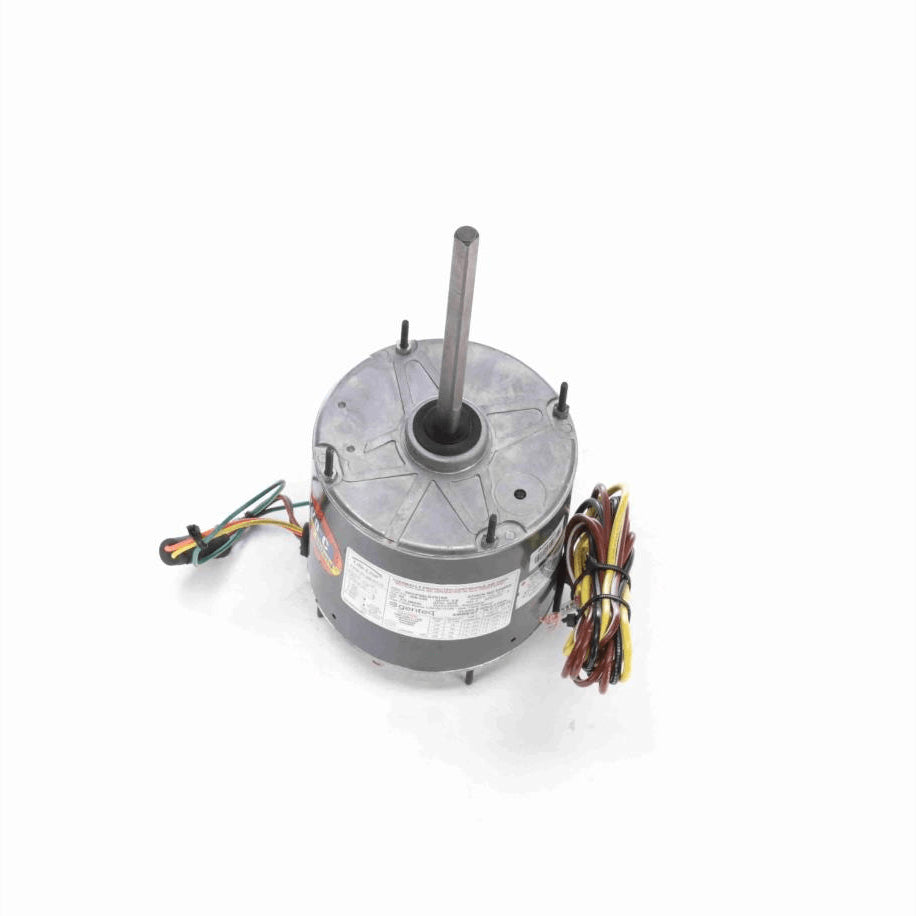 Genteq HEAT SHIELD® Condenser Fan Motor, 1/3-1/6 HP, 1 Ph, 60 Hz, 208-230 V, 1075 RPM, 1 Speed, 48 Frame, TEAO - 3456HS