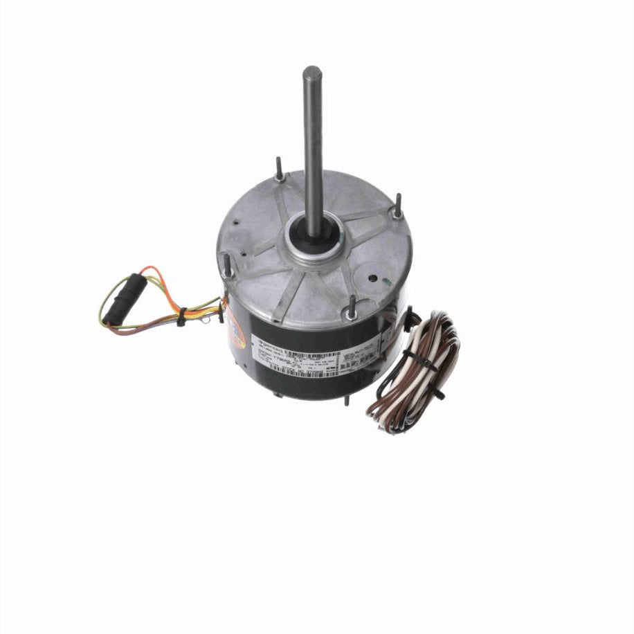 Genteq HEAT SHIELD® Condenser Fan Motor, 1/4 HP, 1 Ph, 60 Hz, 208-230 V, 1075 RPM, 1 Speed, 48 Frame, TEAO - 3728HS