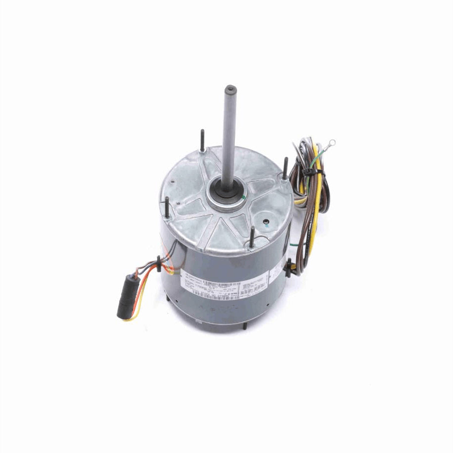 Genteq HEAT SHIELD® Condenser Fan Motor, 1/2 HP, 1 Ph, 60 Hz, 208-230 V, 1075 RPM, 1 Speed, 48 Frame, TEAO - 3730HS