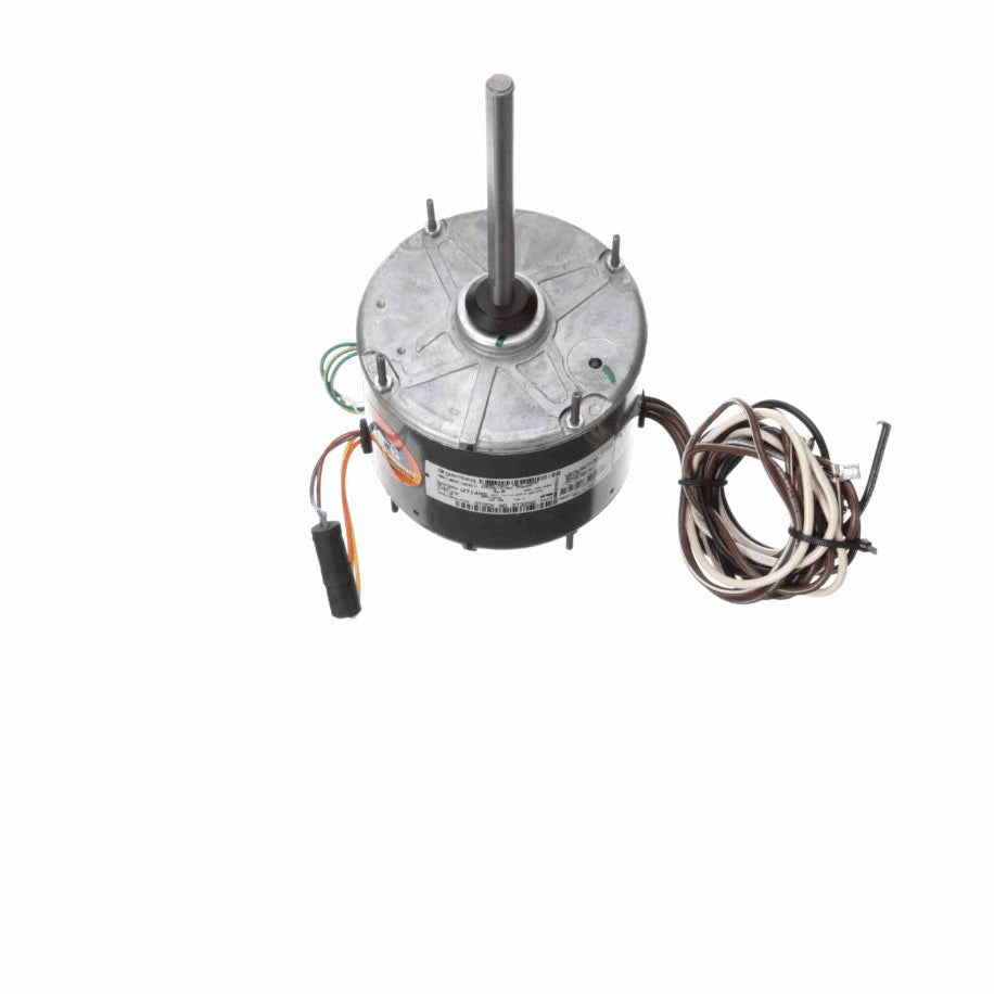 Genteq HEAT SHIELD® Condenser Fan Motor, 1/4 HP, 1 Ph, 60 Hz, 208-230 V, 1075 RPM, 1 Speed, 48 Frame, TEAO - 3732HS