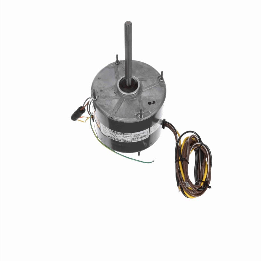 Genteq HEAT SHIELD® Condenser Fan Motor, 1/3 HP, 1 Ph, 60 Hz, 208-230 V, 1075 RPM, 1 Speed, 48 Frame, TEAO - 3733HS