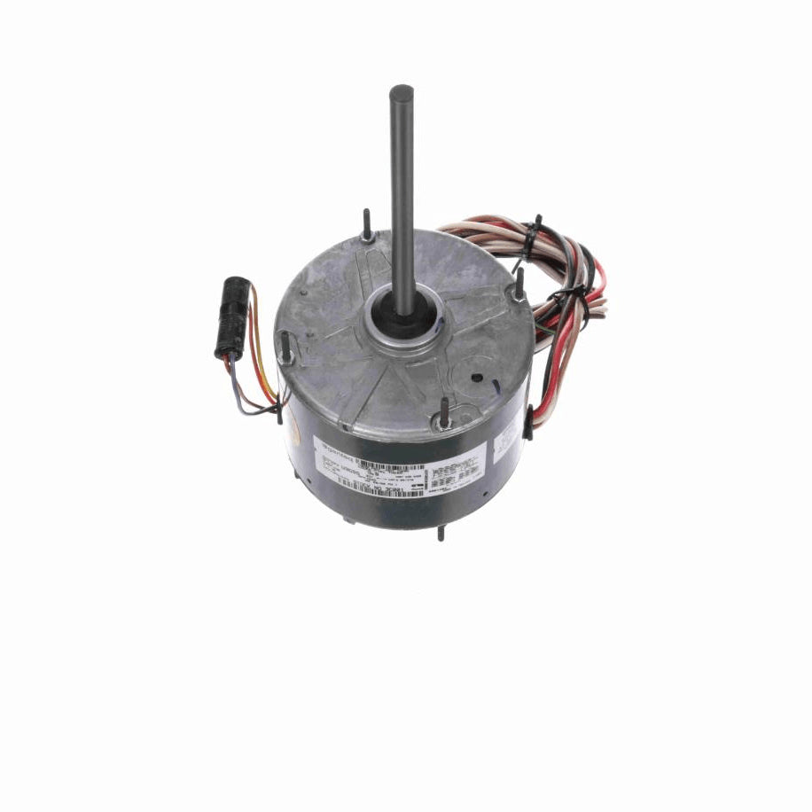 Genteq Condenser Fan Motor, 1/4 HP, 1 Ph, 60 Hz, 208-230 V, 1625 RPM, 2 Speed, 48 Frame, TEAO - 3C001