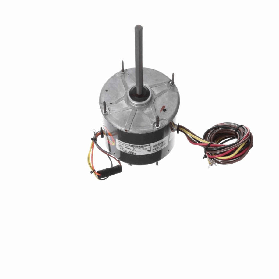 Genteq Condenser Fan Motor, 1/3 HP, 1 Ph, 60 Hz, 208-230 V, 1625 RPM, 2 Speed, 48 Frame, TEAO - 3C002