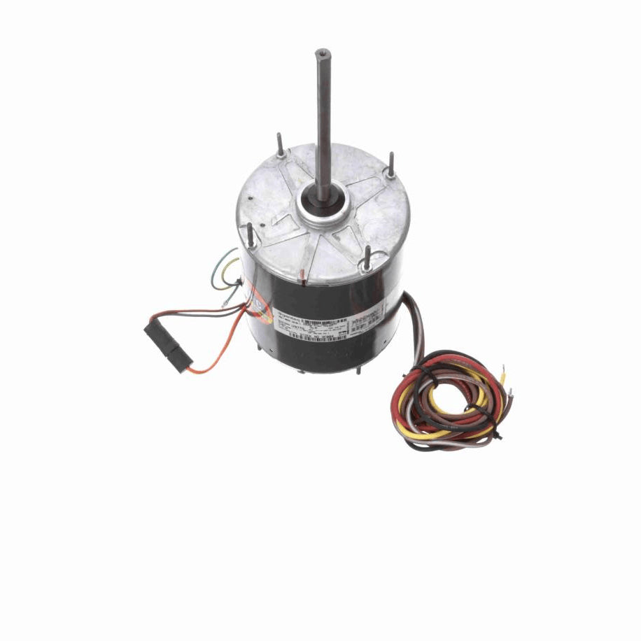 Genteq Condenser Fan Motor, 3/4 HP, 1 Ph, 60 Hz, 208-230 V, 1625 RPM, 2 Speed, 48 Frame, OAO - 3C004