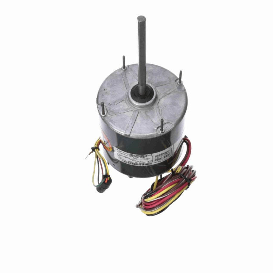 Genteq Condenser Fan Motor, 1/2 HP, 1 Ph, 60 Hz, 460 V, 1625 RPM, 2 Speed, 48 Frame, OAO - 3C007