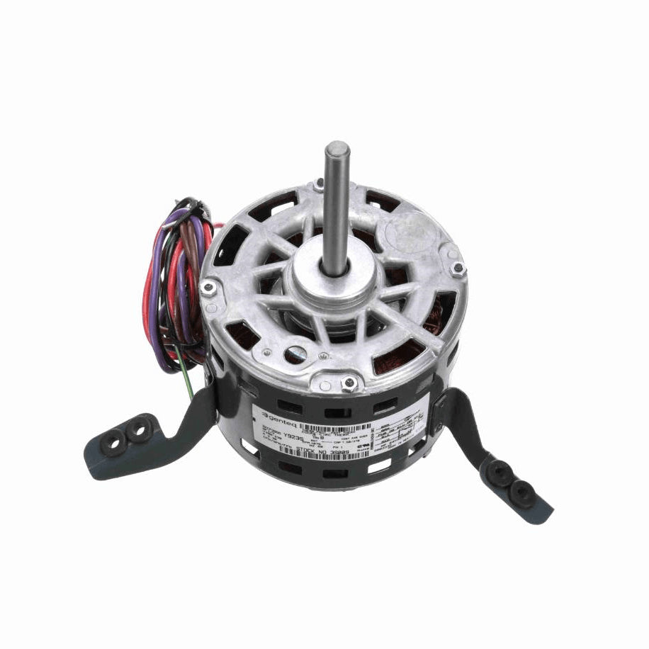 Genteq OEM Replacement Motor, 1/3 HP, 1 Ph, 60 Hz, 208-230 V, 1075 RPM, 2 Speed, 48 Frame, OAO - 3S009
