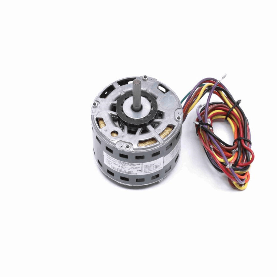 Genteq OEM Replacement Motor, 1/4 HP, 1 Ph, 60 Hz, 208-230 V, 1075 RPM, 3 Speed, 48 Frame, OAO - 3S031