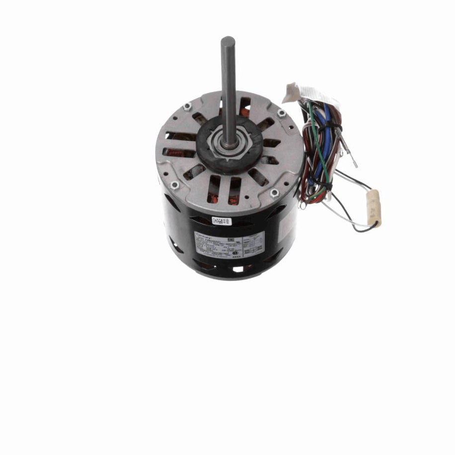 Century Fan and Blower Motor, 3/4,1/2,1/3 HP, 1 Ph, 60 Hz, 208-230 V, 1625 RPM, 3 Speed, 48 Frame, OPEN - 483A