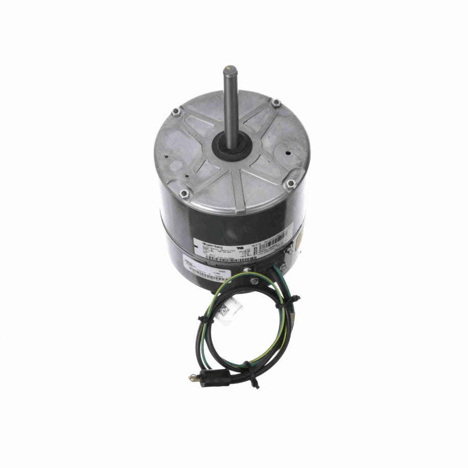 Genteq Refrigeration Motor, 1/3 HP, 1 Ph, 60 Hz, 115 V, 1075 RPM, 1 Speed, 48 Frame, TEAO - 5R005