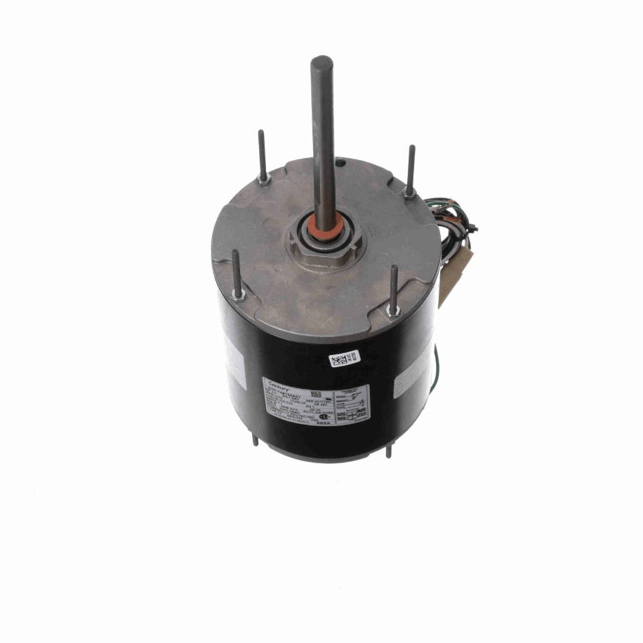 Century Condenser Fan Motor, 3/4 HP, 1 Ph, 60 Hz, 208-230 V, 1075 RPM, 1 Speed, 48 Frame, ENCLOSED - 668A