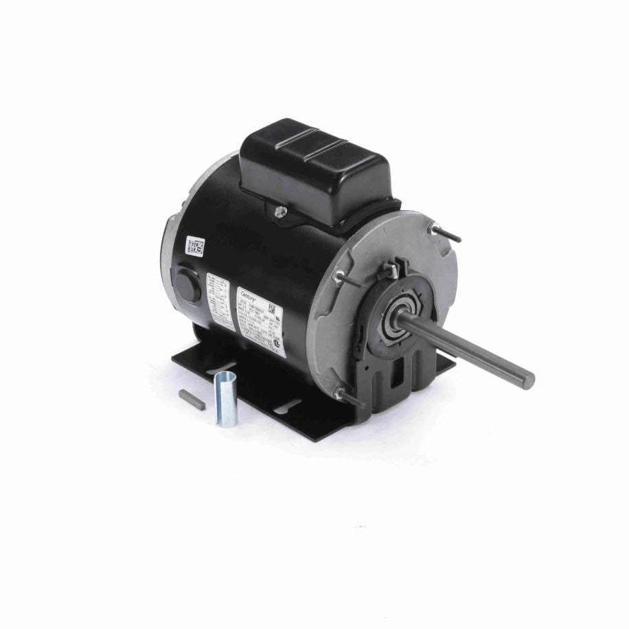 Century Unit Heater Motor, 1/4 HP, 1 Ph, 60 Hz, 115/208-230 V, 1140 RPM, 1 Speed, 48 Frame, TEAO - 731A