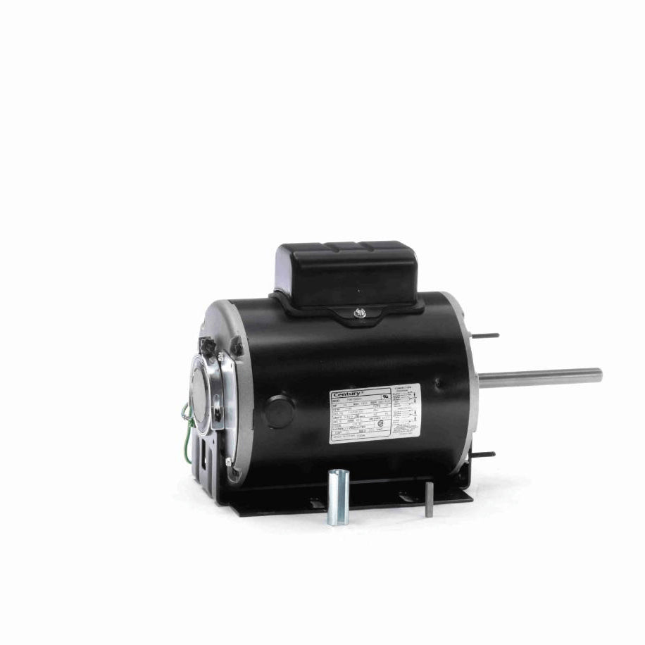 Century Unit Heater Motor, 1/2 HP, 1 Ph, 60 Hz, 115/208-230 V, 1140 RPM, 1 Speed, 48 Frame, TEAO - 733A