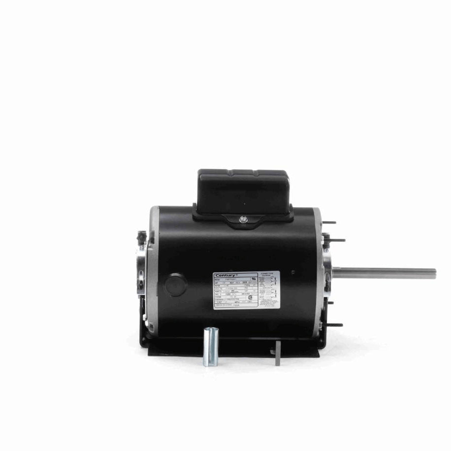 Century Unit Heater Motor, 1/2 HP, 1 Ph, 60 Hz, 115/208-230 V, 1140 RPM, 1 Speed, 48 Frame, TEAO - 733A