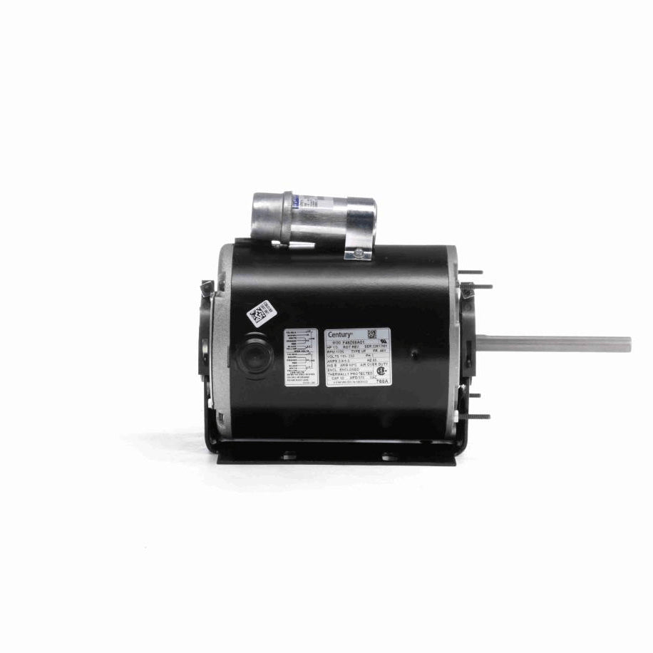 Century Unit Heater Motor, 1/3 HP, 1 Ph, 60 Hz, 115/230 V, 1725 RPM, 1 Speed, 48 Frame, TEAO - 768A