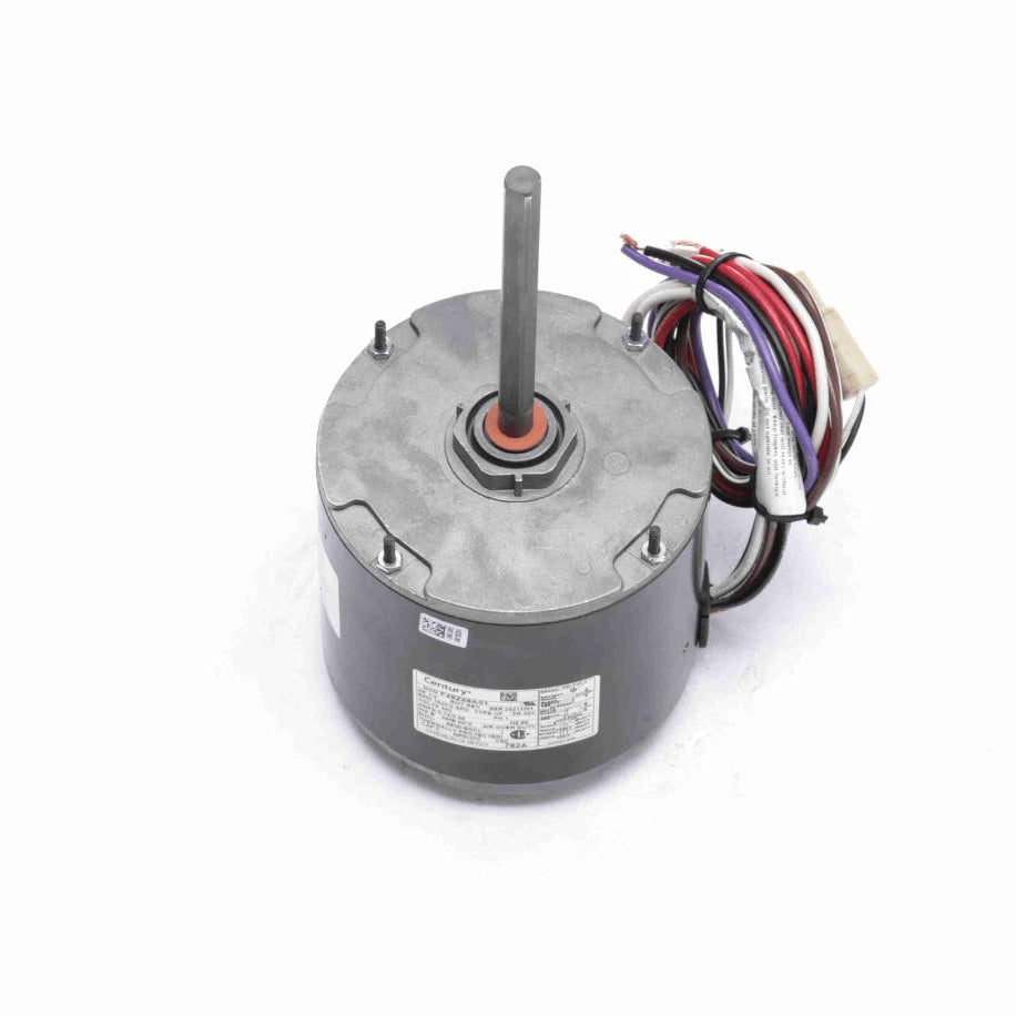 Century Condenser Fan Motor, 1/4 HP, 1 Ph, 60 Hz, 460 V, 1625 RPM, 2 Speed, 48 Frame, SEMI ENCLOSED - 782A