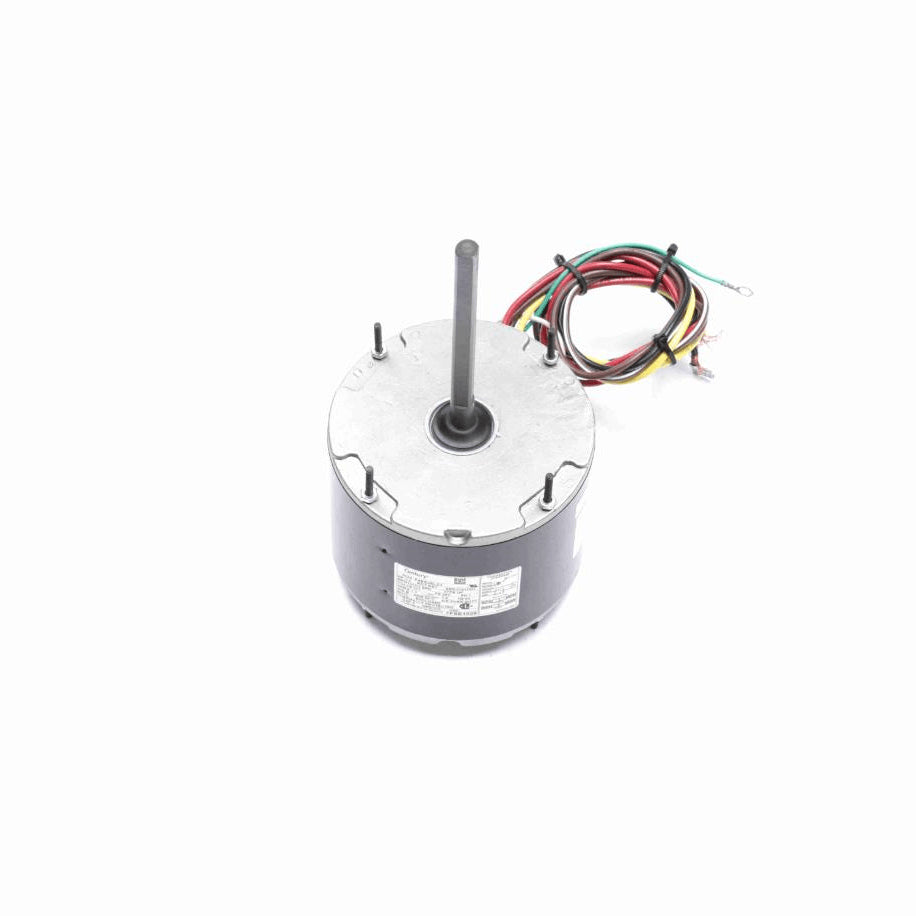 Century Condenser Fan Motor, 1/4 HP, 1 Ph, 60 Hz, 277 V, 1075 RPM, 2 Speed, 48 Frame, ENCLOSED - 7FSE1026