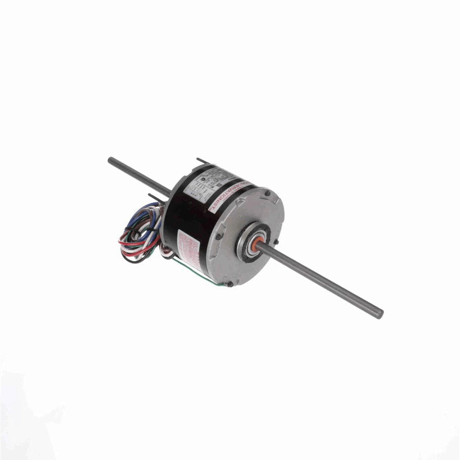 Century Fan Coil & Air Conditioner Motor, 1/6 HP, 1 Ph, 60 Hz, 277 V, 1075 RPM, 3 Speed, 48 Frame, SEMI ENCLOSED - 7RA1016