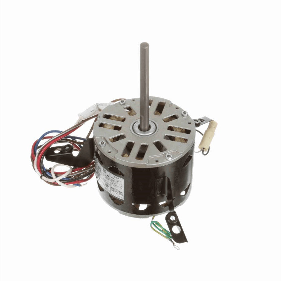 Century Fan Coil & Air Conditioner Motor, 1/4,1/6,1/8 HP, 1 Ph, 60 Hz, 277 V, 1075 RPM, 3 Speed, 48 Frame, OPEN - 9432A