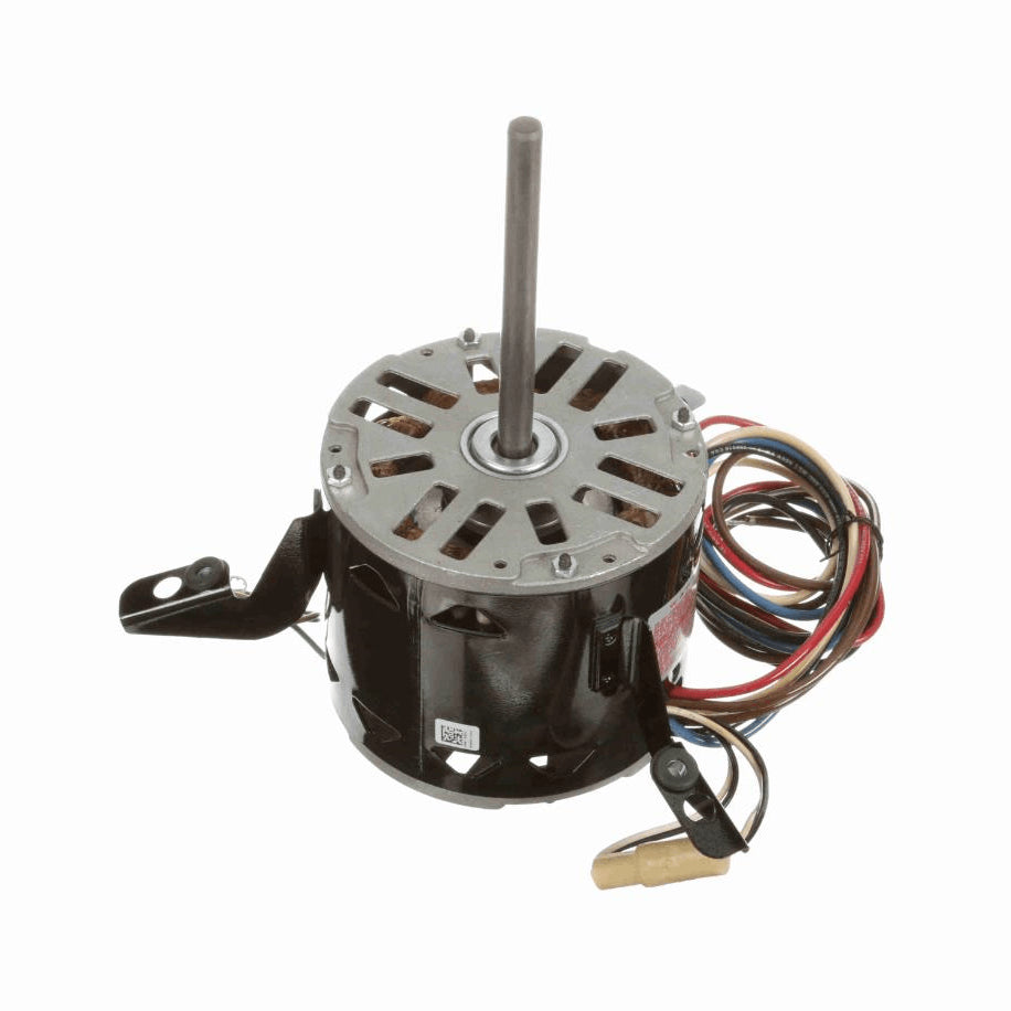 Century Fan Coil & Air Conditioner Motor, 1/3,1/4,1/6 HP, 1 Ph, 60 Hz, 277 V, 1075 RPM, 3 Speed, 48 Frame, OPEN - 9433A